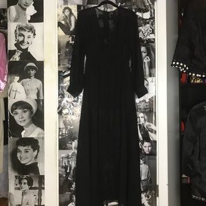 Long Sexy Black Dress